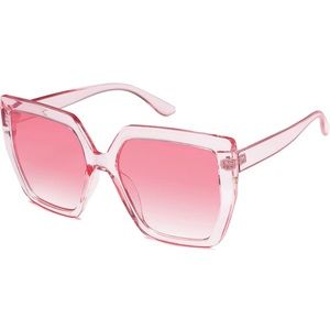 NIB Stylish Oversized Pink Sunglasses 💗